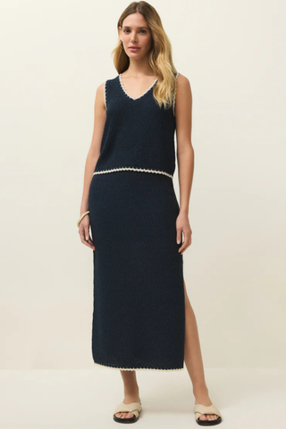 Yessenia Whipstitch Tank, Eclipse