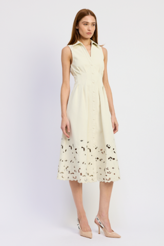 Alitzel Midi Dress, Ivory