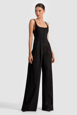 Rebecca Jumpsuit, Black/Off White