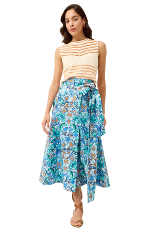 Estine Wrap Skirt, Chateau