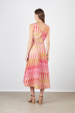 Zoey Cutout Dress, Uzbek Strawberry