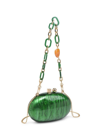 Tamberla Evening Bag, Emerald