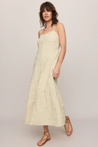 Angel Eyes Midi Dress, Champagne