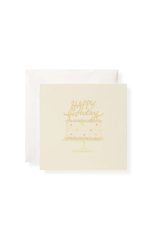 Karen Adams Gift Enclosure card with hand-glittered artwork, foil accents, vellum envelope, and luxe letterpress detailing