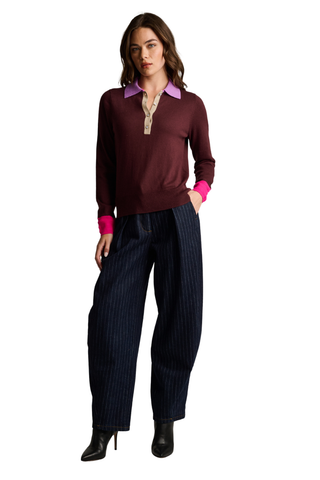 Pop Posh Sweater, Rum Raisin