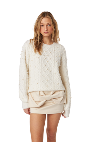 Lux Sweater, Pearly Cable
