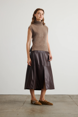 Aaron Knit Top, Walnut