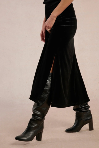 Knitted Skirt, Black
