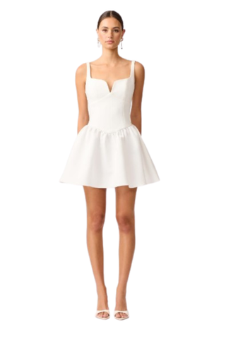 Hester Mini Dress, Ivory