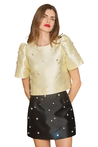 Britt Mini Skirt, Onyx