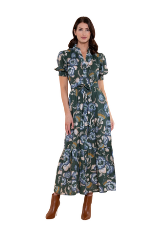 Birdie Dress, Forest Flora
