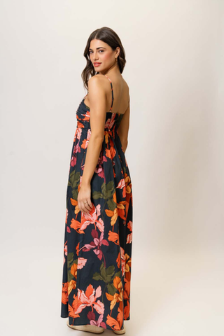 Ottie Jumpsuit, Navy Iris Multi