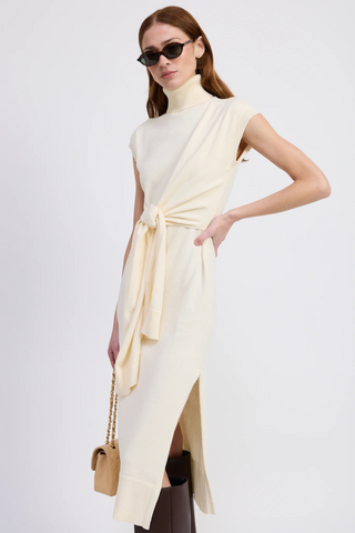 Bernadette Midi Dress, Ivory