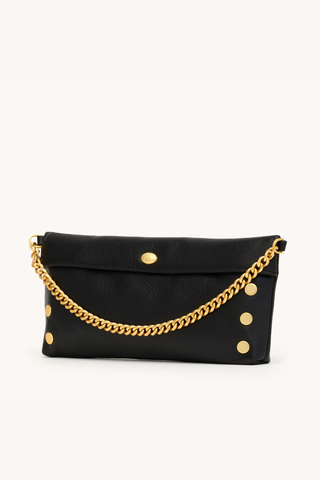 Invitation Clutch, Black/Gold