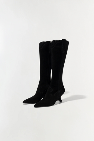 Shadow Western Boot, Black