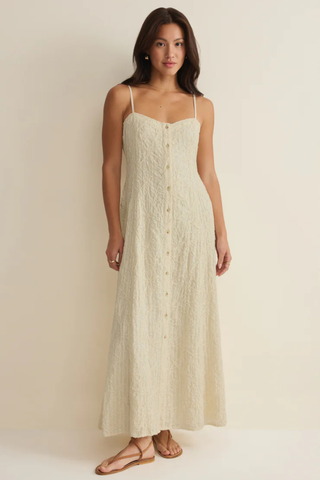 Angel Eyes Midi Dress, Champagne
