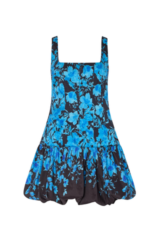 Wylma Mini Dress, Black/Blue