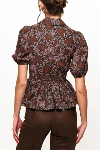 Fowler Top, Black/Copper Rodeo