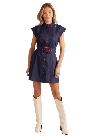 Suzie Dress, Ink Blue