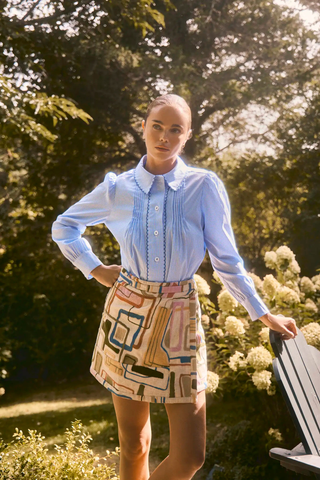 Powell Skirt, Montauk Tapestry