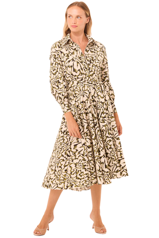 Lorie Dress, Abstract Floraburst