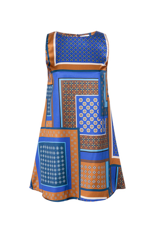 Goldie Dress, Tile Patchwork