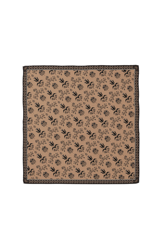Pepper Block Print Scarf - 26"