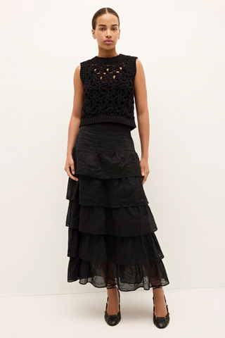 Thea Shell Top, Black