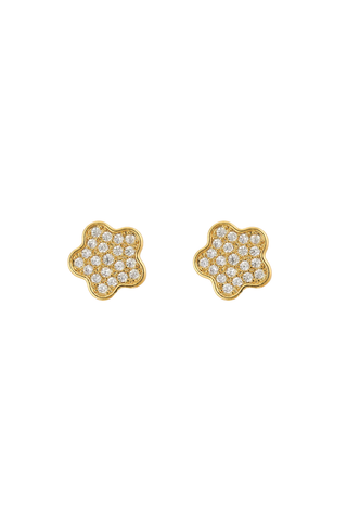 Lilia Pave Stud Earring