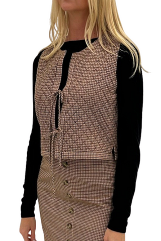 Quilted Vest, Plaid