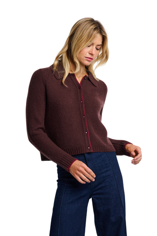 Honeycomb Sweater, Chocolate