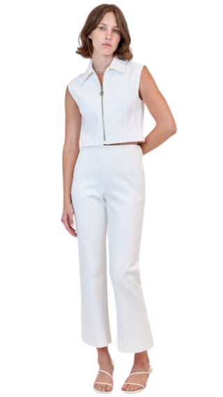 Evie Cropped Pant, Ivory