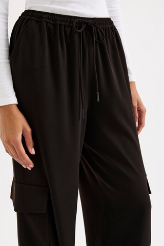 Quincy Cargo Pant, Black