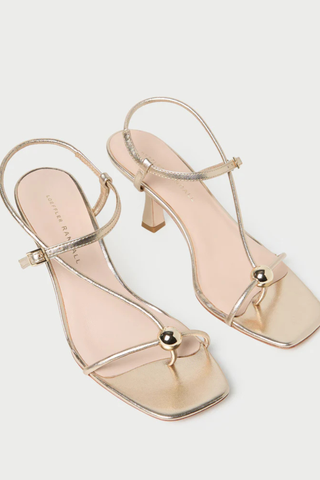 Triana Strappy Sandal, Champagne