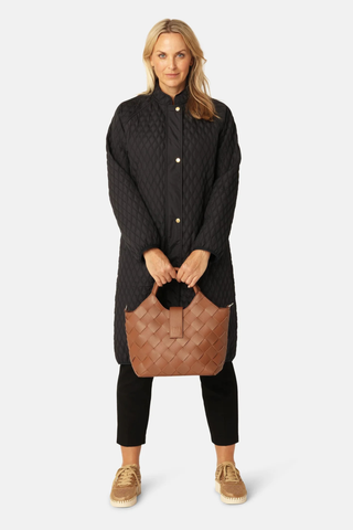 Chip 14 Handbag, Cognac