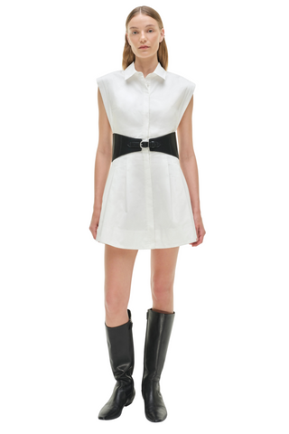 Adler Mini Dress, White