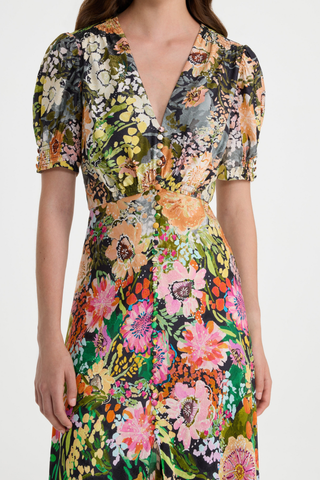 Lea Long Dress, Aster Garden