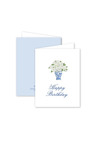 Chinoiserie Gallery Birthday Card - Single Card