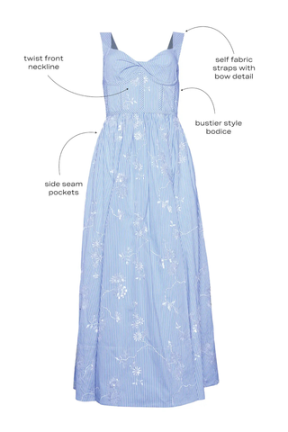 Gracie Dress, Sullivan Stripe