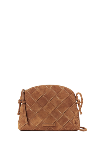 Mallory Woven Crossbody, Cacao
