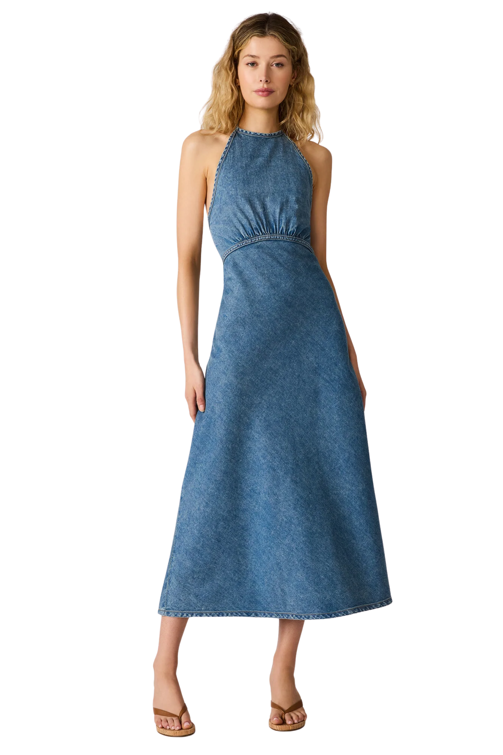 Vilma Dress, Blue Heather