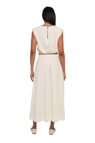 Porto Maxi Skirt, Kimber Embroidery