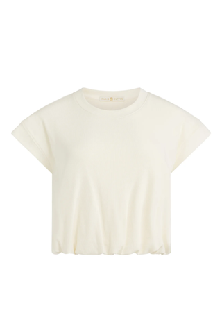White t-shirt on a white background