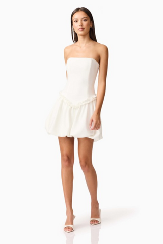Ruby Mini Dress, White