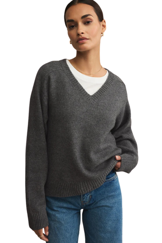 Eloise Sweater, Charcoal Heather