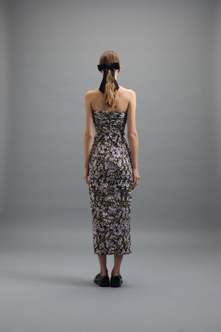 Violeta Dress, Green Sakura