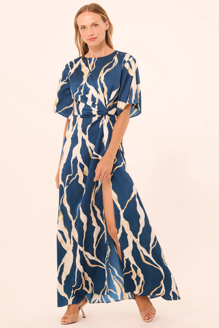 Asah Dress, Vertical Abstract