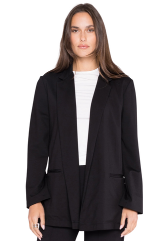 Ponte Oversized Blazer, Black