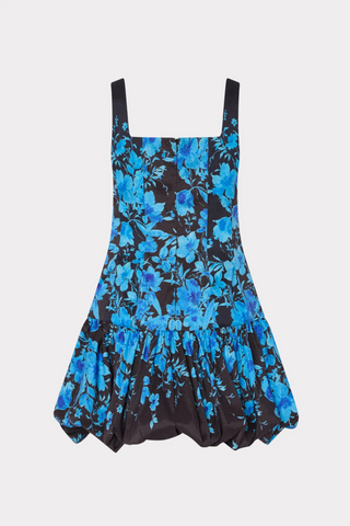 Wylma Mini Dress, Black/Blue
