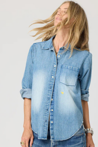 Lightweight Denim Shirt, True Denim